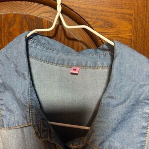 Denim Button Down Shirt